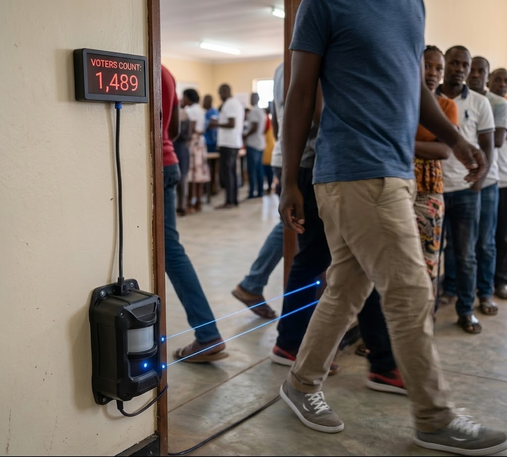 voter counting sensors
